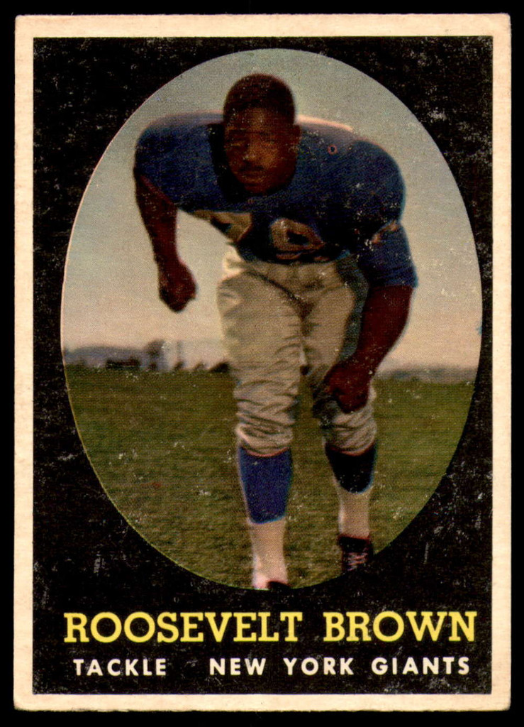 1958 Topps #102 Roosevelt Brown VG-EX 