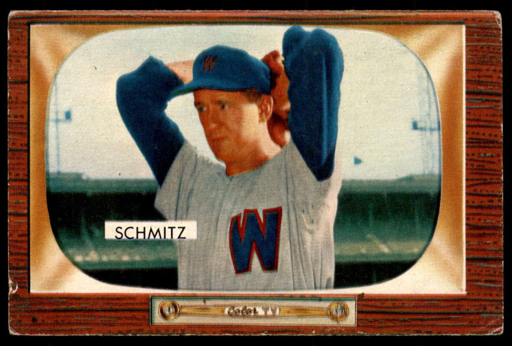 1955 Bowman #105 Johnny Schmitz Very Good 