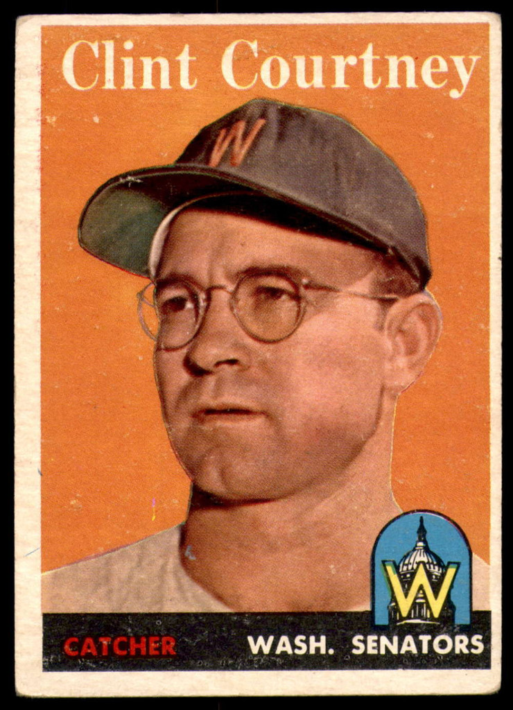 1958 Topps #92 Clint Courtney Very Good  ID: 239025
