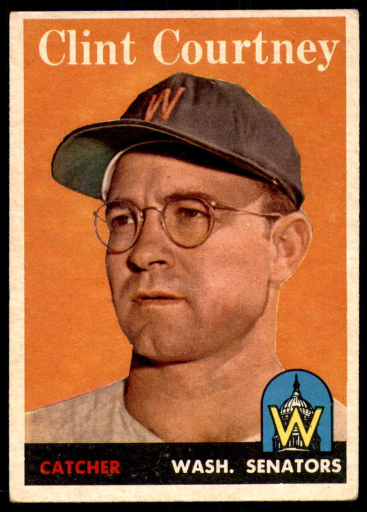 1958 Topps #92 Clint Courtney Very Good  ID: 221409