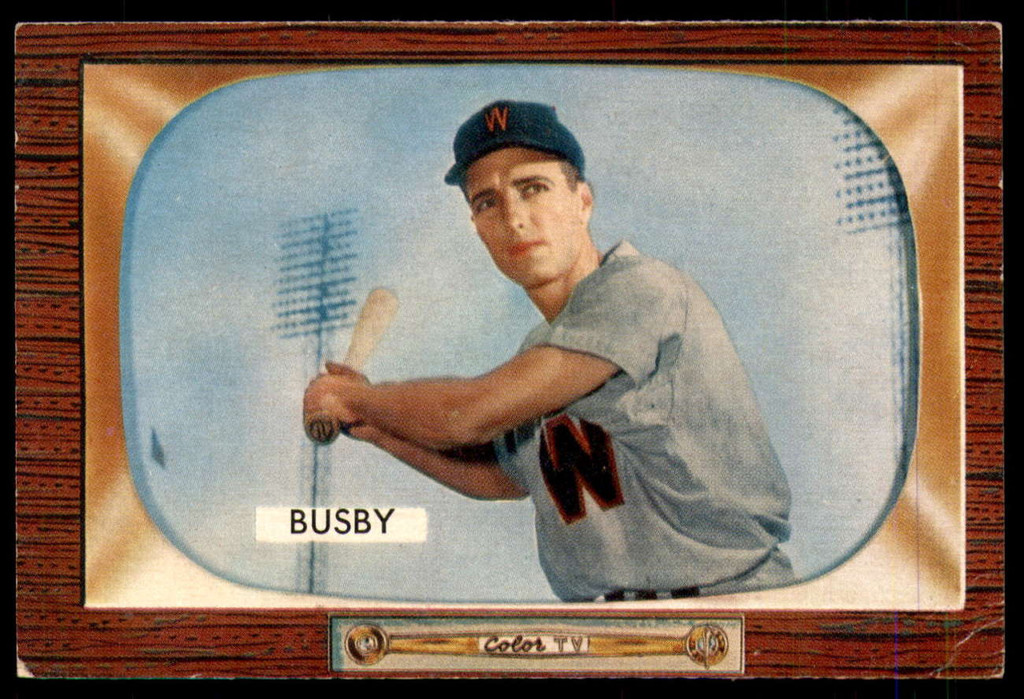 1955 Bowman #166 Jim Busby Very Good 