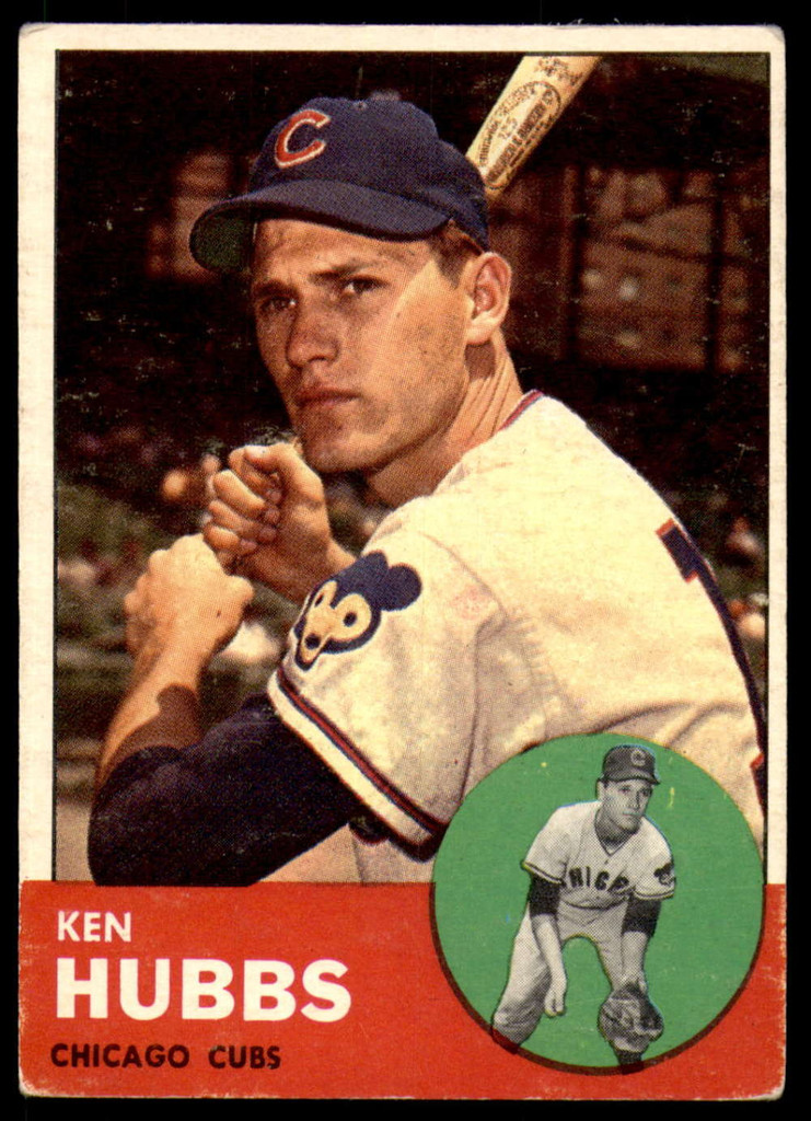 1963 Topps #15 Ken Hubbs UER Very Good 