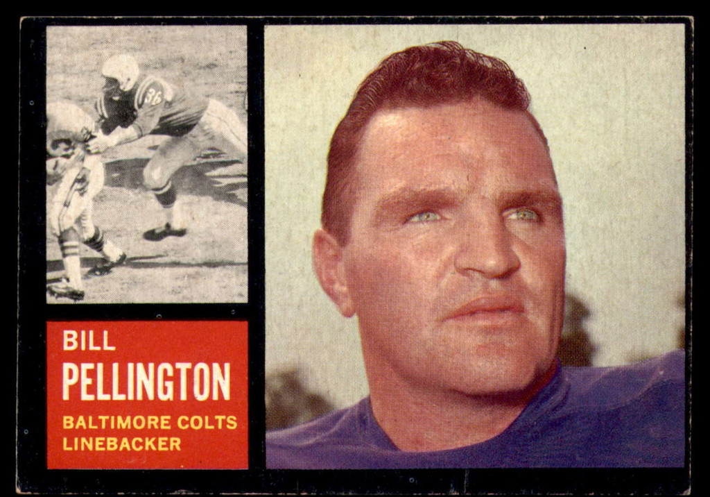 1962 Topps #9 Bill Pellington Ex-Mint  ID: 241927