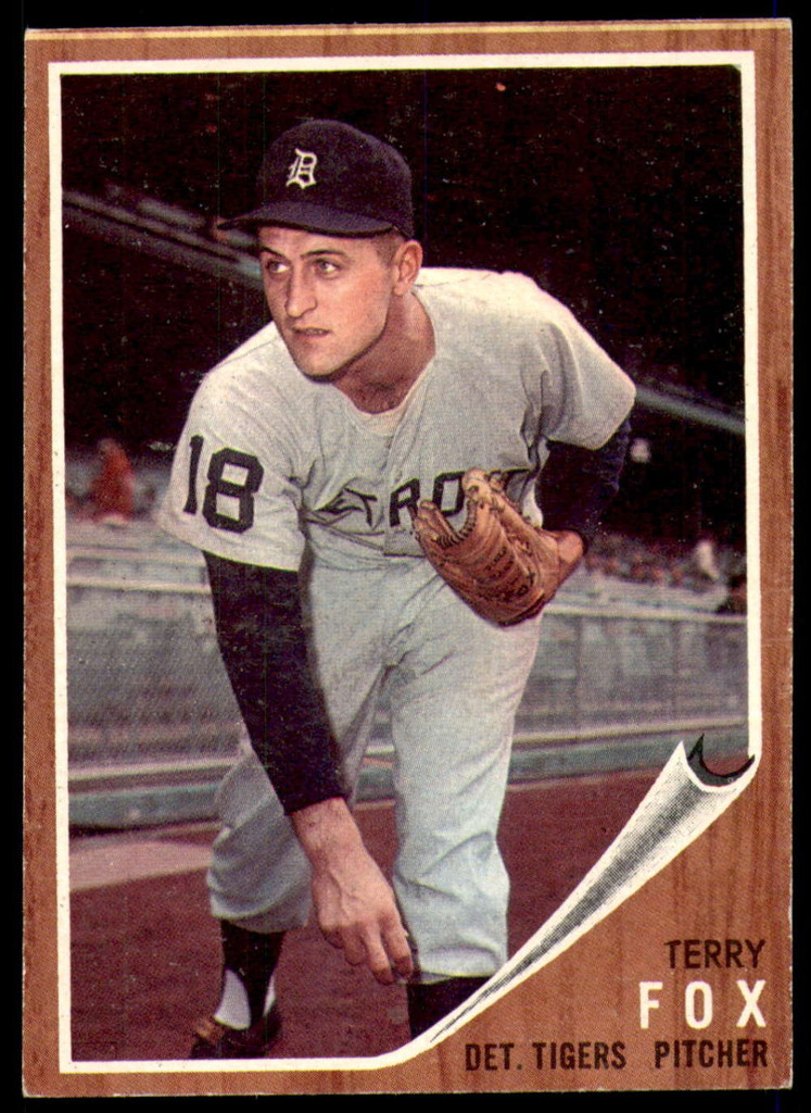 1962 Topps #196 Terry Fox Excellent+  ID: 250186
