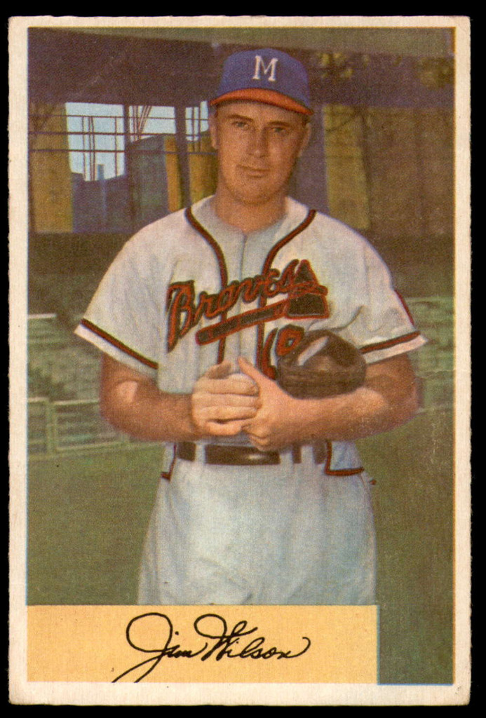 1954 Bowman #16 Jim Wilson Very Good  ID: 253531