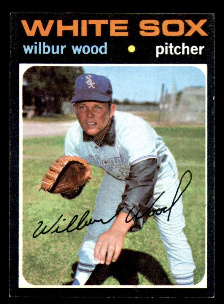 1971 Topps #436 Wilbur Wood Ex-Mint  ID: 293222