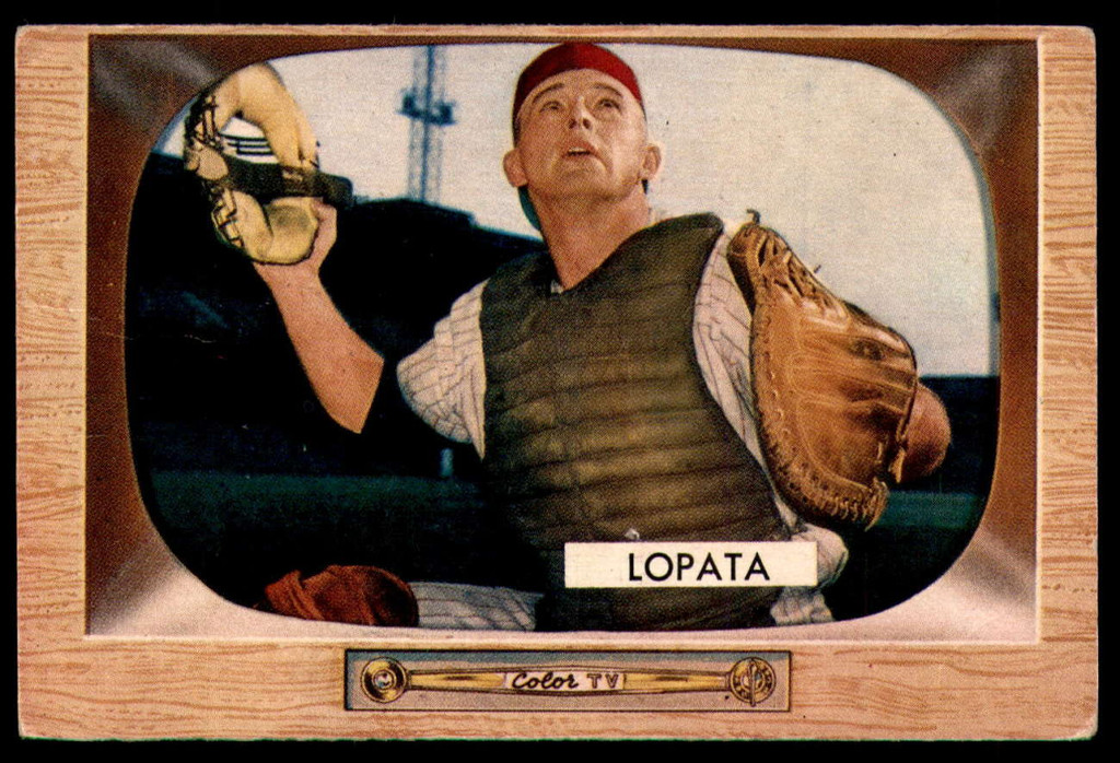 1955 Bowman #18 Stan Lopata G-VG 