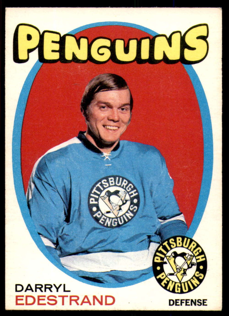 1971-72 O-Pee-Chee #187 Darryl Edestrand Excellent+ RC Rookie 