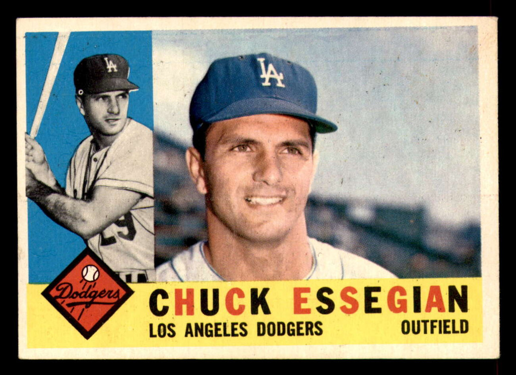 1960 Topps #166 Chuck Essegian Ex-Mint  ID: 278225