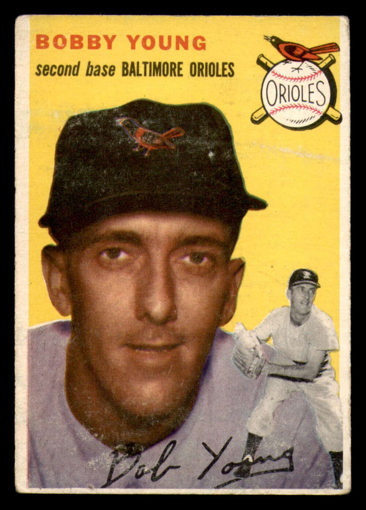 1954 Topps #8 Bobby Young Good  ID: 296147