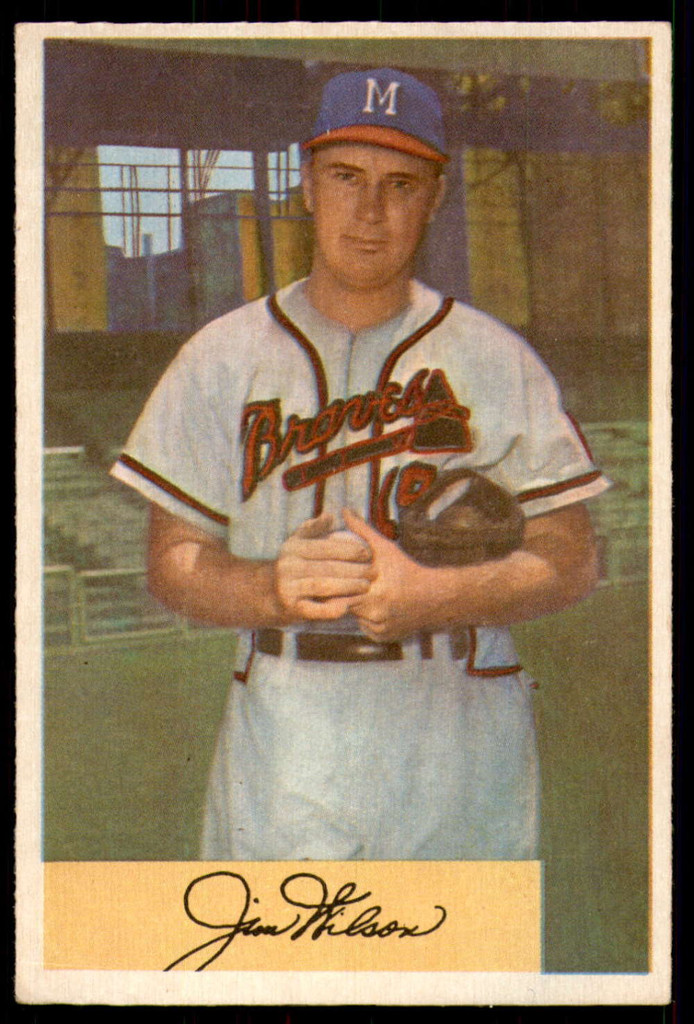 1954 Bowman #16 Jim Wilson Very Good  ID: 253142