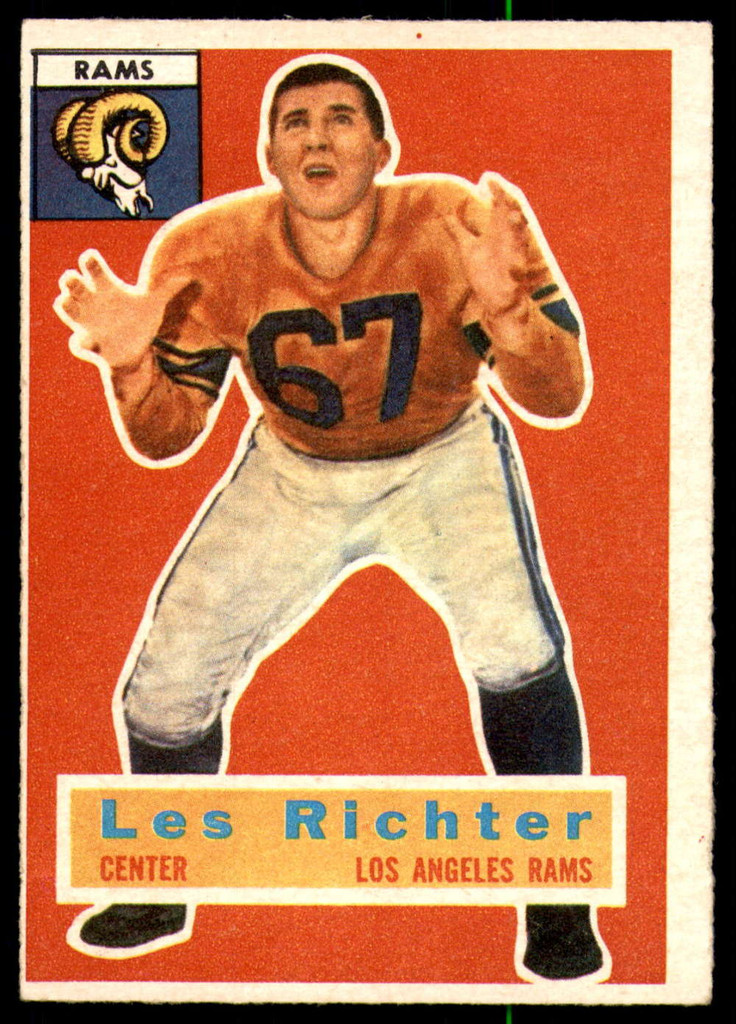 1956 Topps #30 Les Richter Excellent 