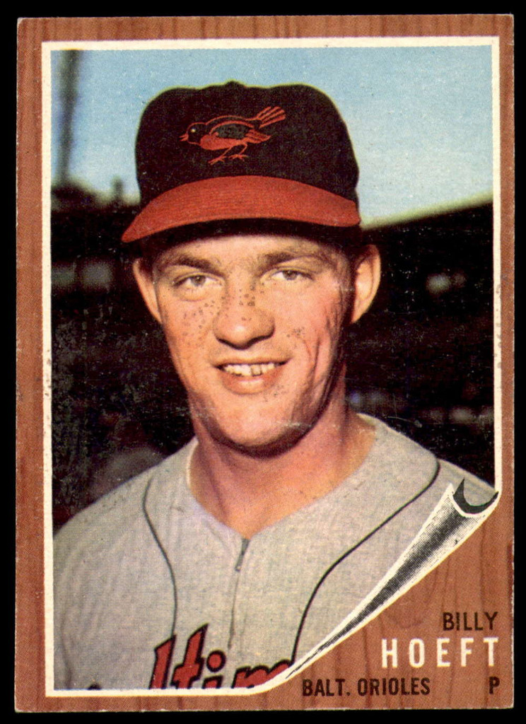 1962 Topps #134 Billy Hoeft UER Excellent+  ID: 250107