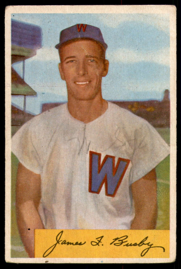 1954 Bowman #8 Jim Busby Good 