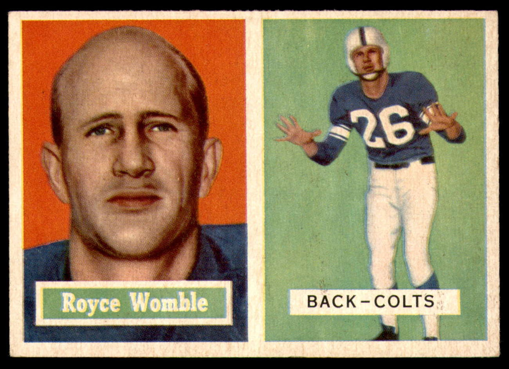 1957 Topps #86 Royce Womble Excellent+ 