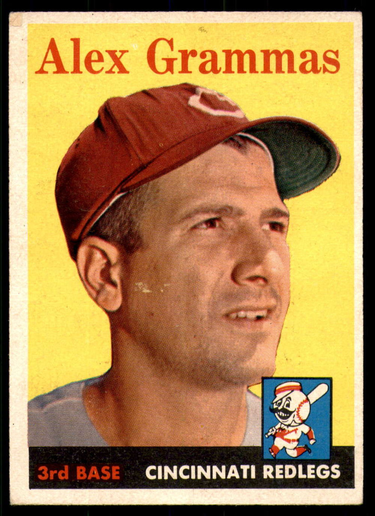 1958 Topps #254 Alex Grammas UER Very Good  ID: 223288