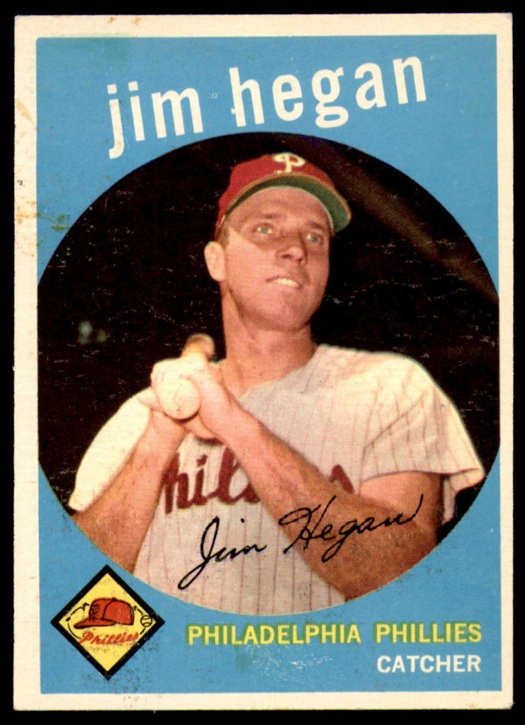 1959 Topps #372 Jim Hegan Very Good  ID: 230729