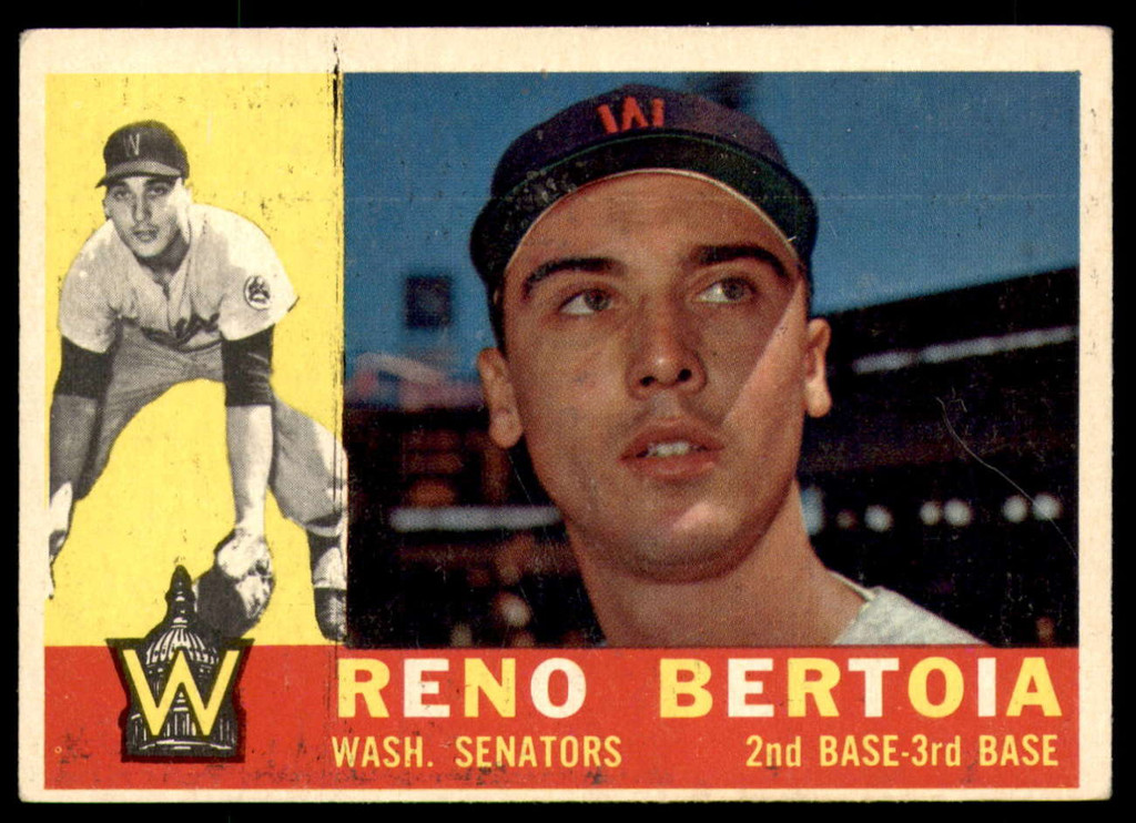 1960 Topps #297 Reno Bertoia Excellent+ 