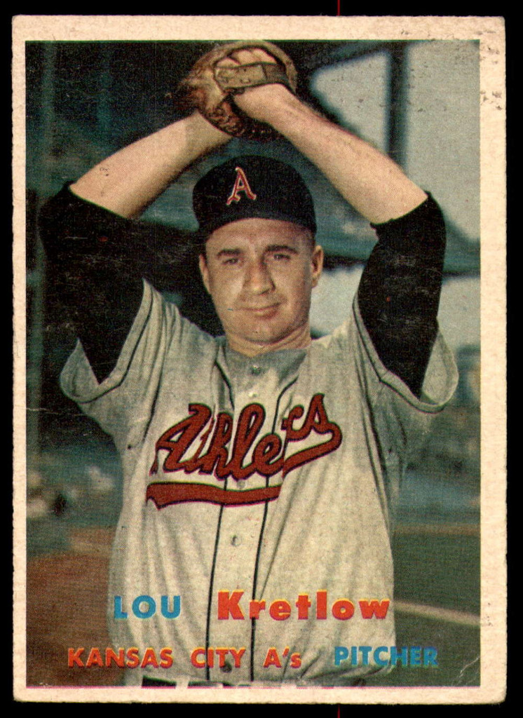 1957 Topps #139 Lou Kretlow Very Good  ID: 221023