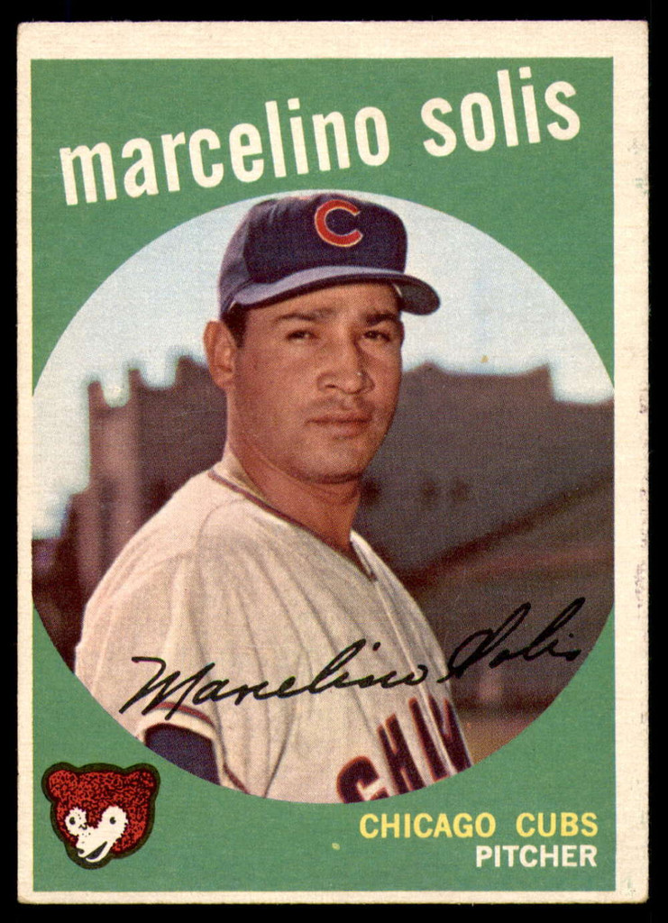 1959 Topps #214 Marcelino Solis Excellent+ RC Rookie  ID: 221792