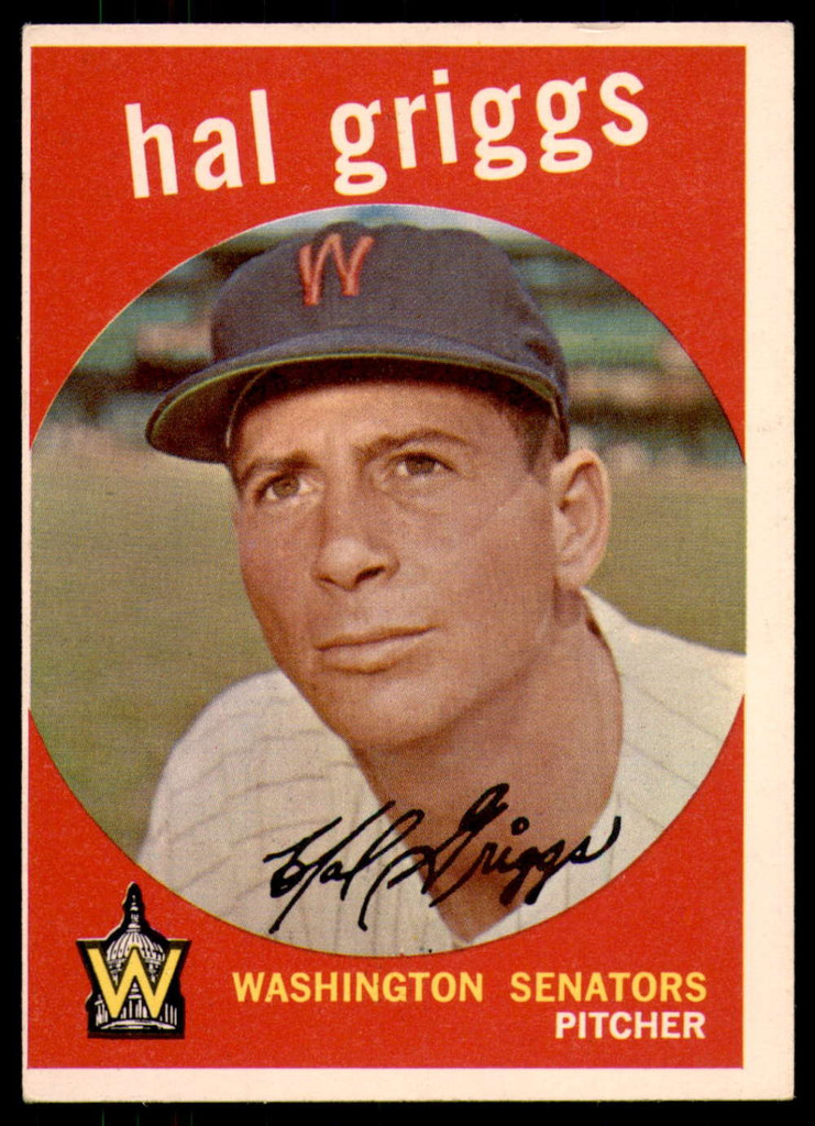 1959 Topps #434 Hal Griggs Excellent+  ID: 207997