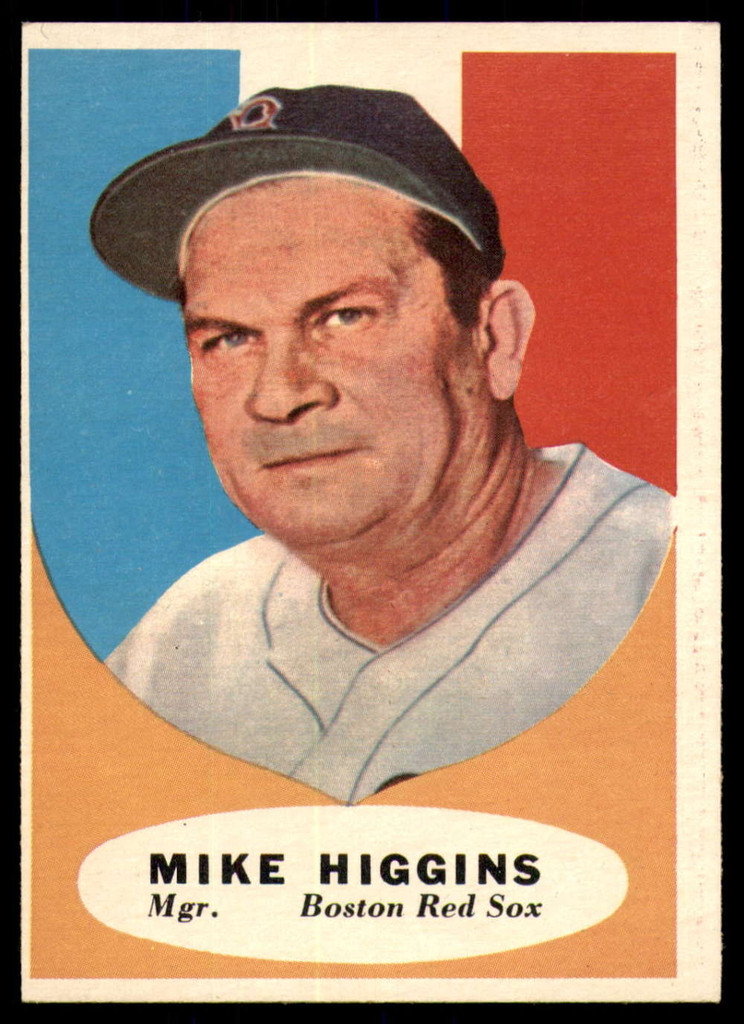 1961 Topps #221 Mike Higgins MG Ex-Mint  ID: 215940