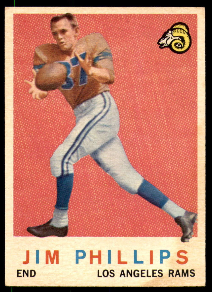 1959 Topps #142 Jim Phillips Ex-Mint RC Rookie  ID: 266163