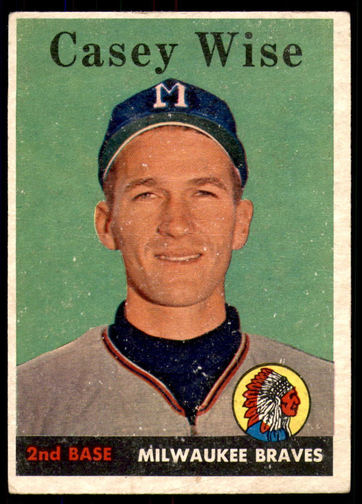 1958 Topps #247 Casey Wise Very Good  ID: 229316