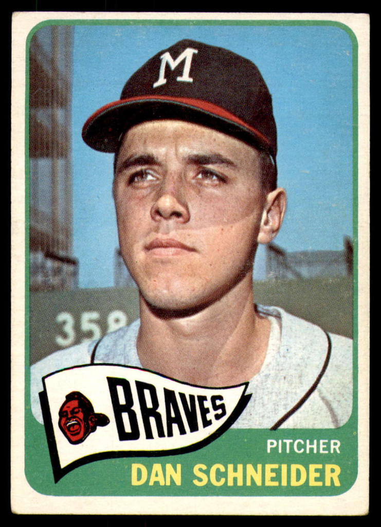 1965 Topps #366 Dan Schneider Excellent  ID: 257285