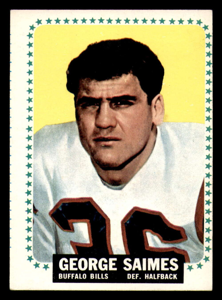 1964 Topps # 36 George Saimes Excellent RC Rookie 