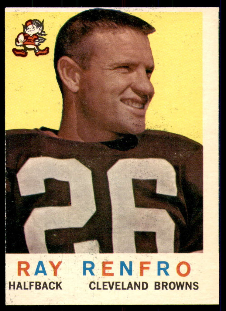 1959 Topps #37 Ray Renfro Excellent  ID: 217697
