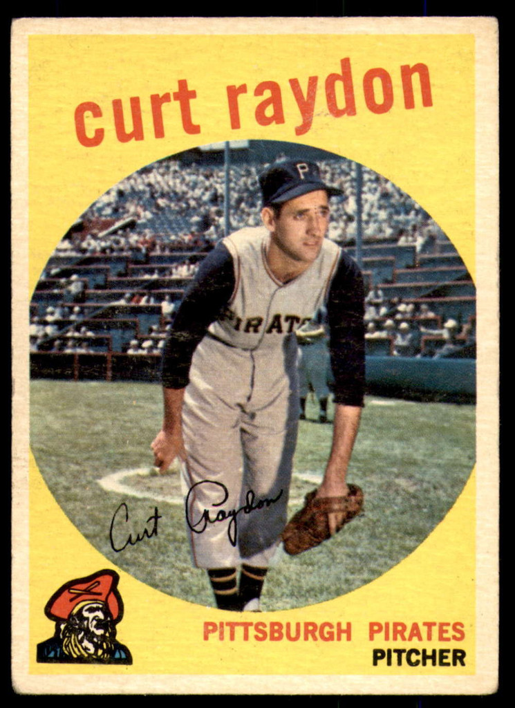 1959 Topps #305 Curt Raydon Excellent RC Rookie  ID: 221804