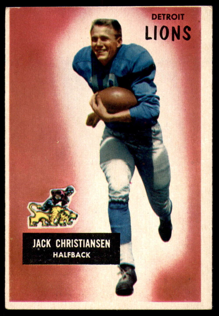 1955 Bowman #28 Jack Christiansen Trimmed 