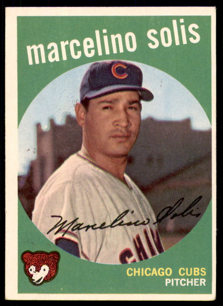 1959 Topps #214 Marcelino Solis Excellent RC Rookie  ID: 248785