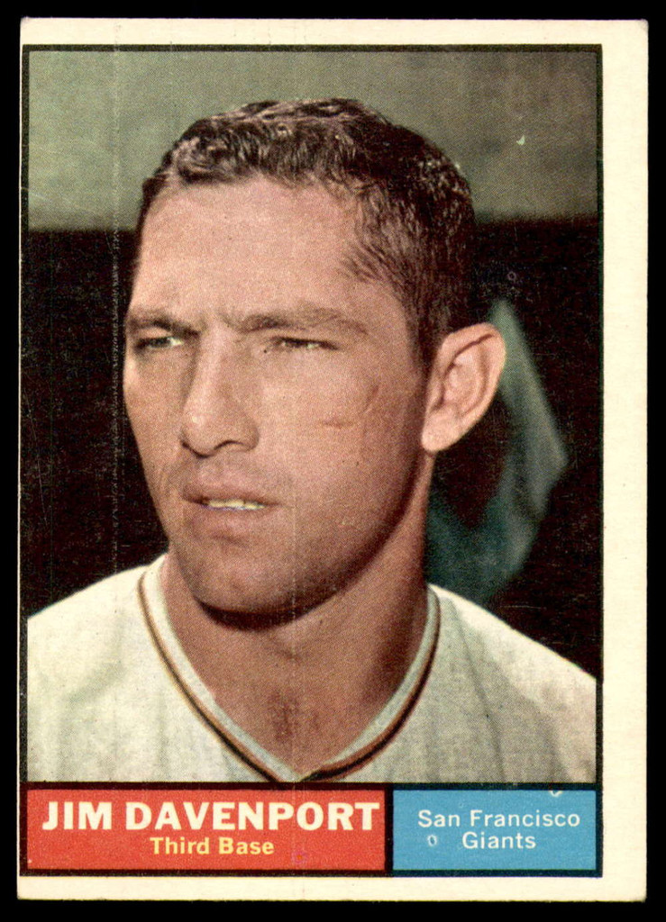 1961 Topps #55 Jim Davenport Very Good  ID: 201959