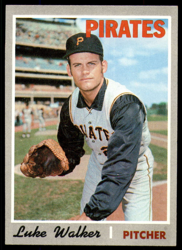 1970 Topps #322 Luke Walker Near Mint+  ID: 265773