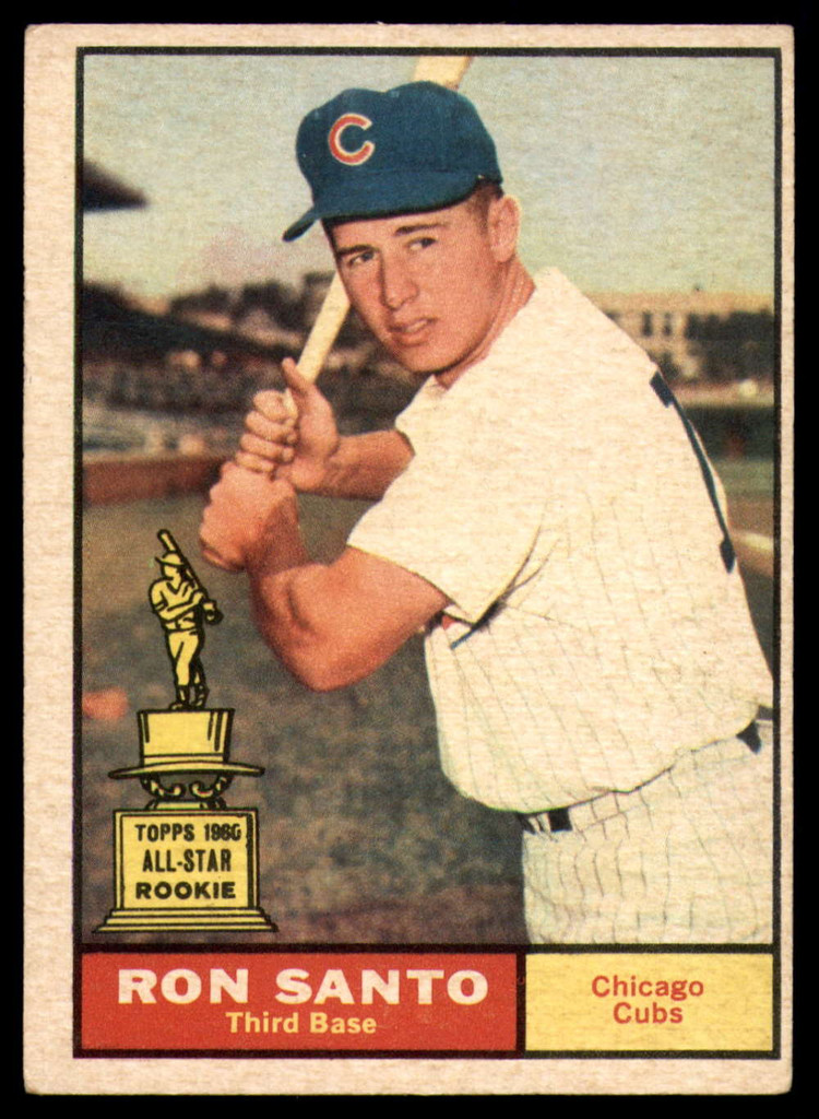 1961 Topps #35 Ron Santo Excellent RC Rookie ID: 132022