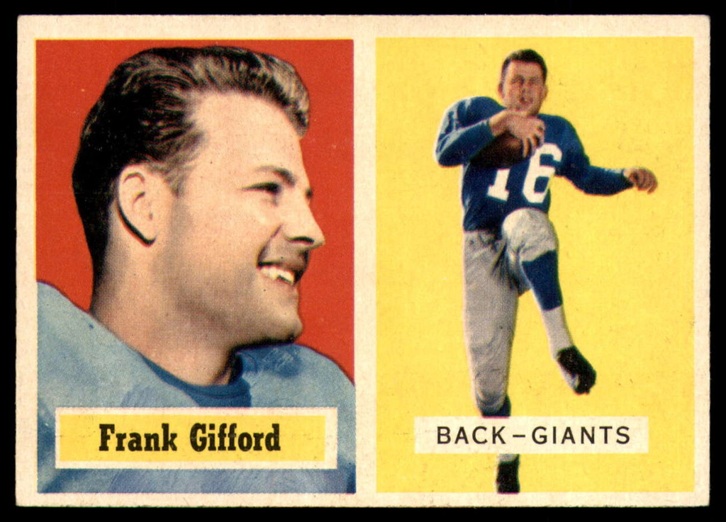 1957 Topps #88 Frank Gifford NM Near Mint  ID: 108247