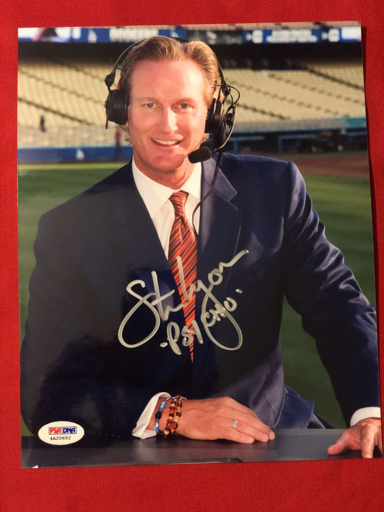 Steve Lyons 8x10 Color Photo Signed Autograph PSA/DNA Inscribed PSYCHO Full Letter