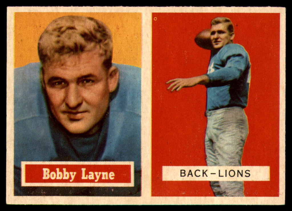 1957 Topps #32 Bobby Layne NM+ 