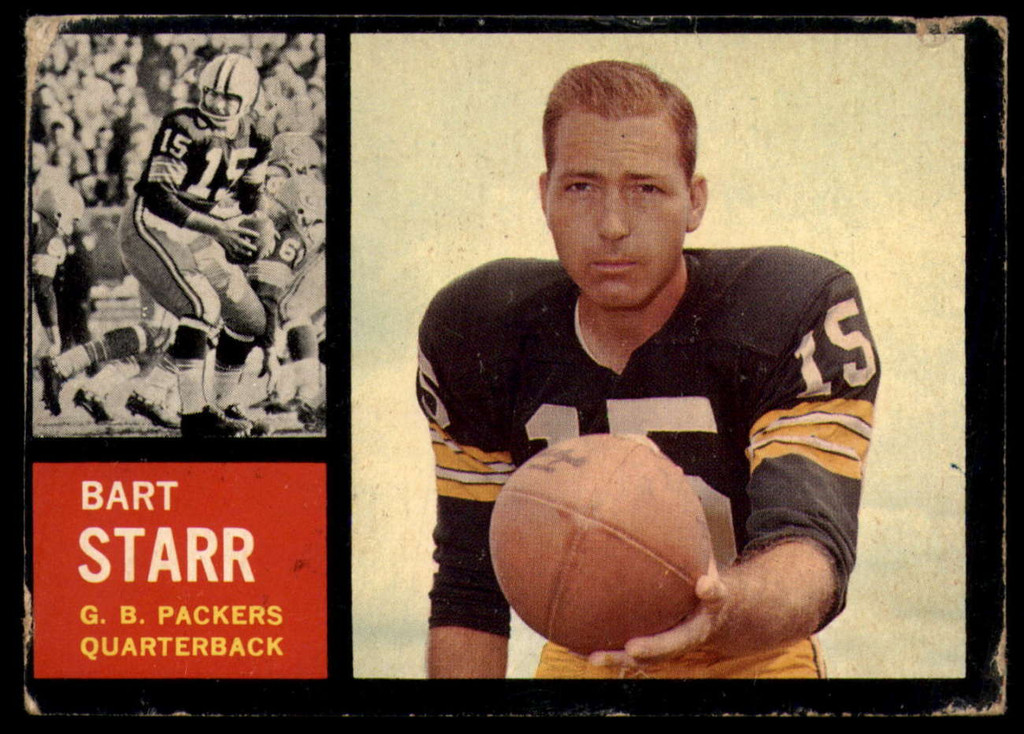 1962 Topps #63 Bart Starr G-VG SP ID: 168102