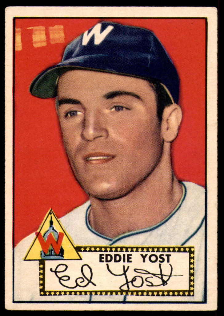 1952 Topps #123 Eddie Yost Excellent 