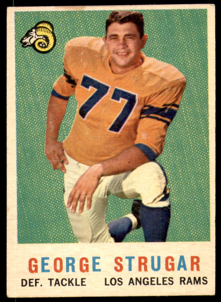 1959 Topps #121 George Strugar Excellent+ RC Rookie  ID: 266185