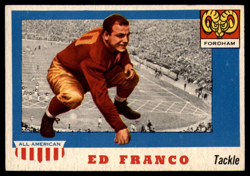 1955 Topps All American #58 Ed Franco NM Near Mint 