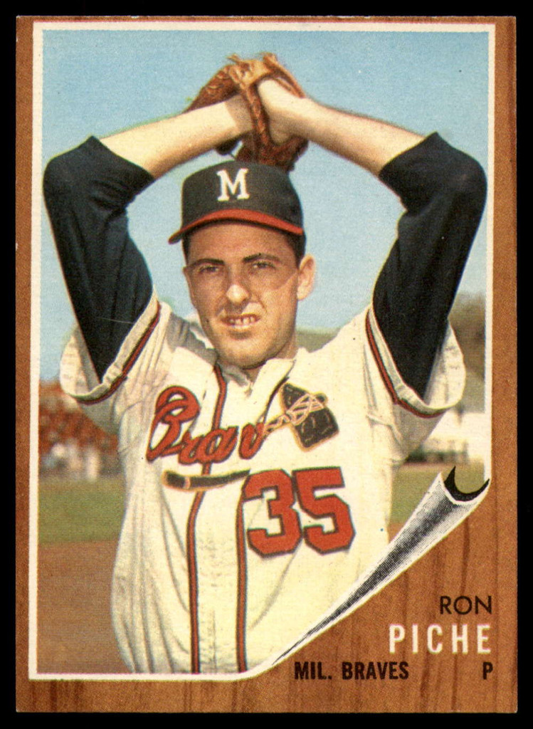 1962 Topps #582 Ron Piche NM Near Mint High #