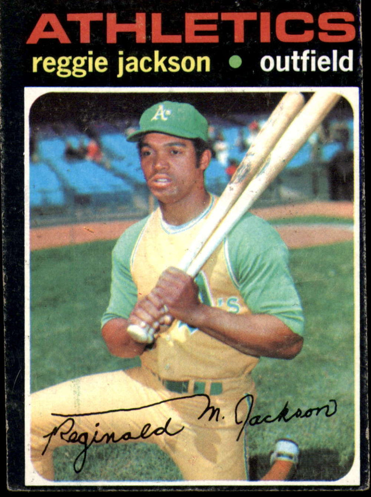 1971 Topps # 20 Reggie Jackson Very Good  ID: 150425