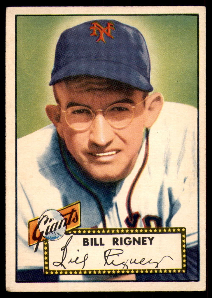 1952 Topps #125 Bill Rigney VG-EX  ID: 183979