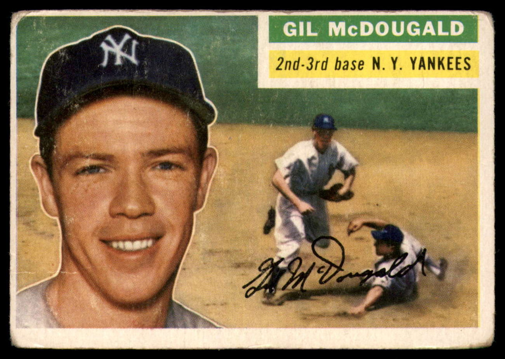 1956 Topps #225 Gil McDougald Very Good  ID: 160965
