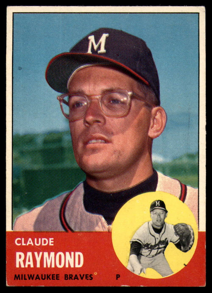 1963 Topps #519 Claude Raymond Excellent+ RC Rookie ID: 160601