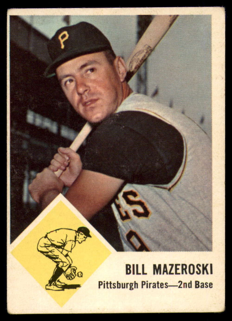 1963 Fleer #59 Bill Mazeroski EX Excellent 